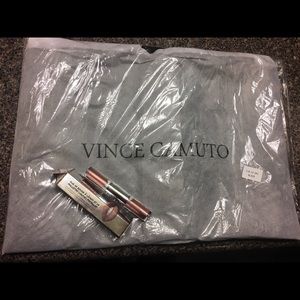 Vince Camuto Vegan Leather Tote & Liquid Lipstick